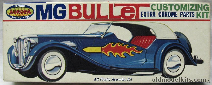 Aurora 1/32 MG TD 'Bullet' With Extra Customizing Parts, 541-79 plastic model kit